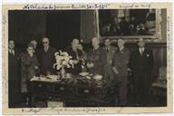 Retrato no Palácio do Governo Civil - Dia das Forças Armadas - Smith, Dr. Mendonça, Francisco Valadão, Rocha Alves, Manuel de Sousa Menezes
