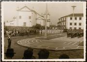 Praça, Igreja da Conceição, Desfile Militar, Marinha, Exército, Casas, Público, Chapéu