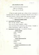 Plano de atividades 1968-1969