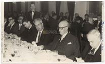 Retrato de Jantar no Lawn Tennis Club (Ténis) - Eliseu Pato François, Cândido Forjaz, Francisco Valadão 