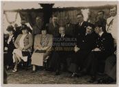 Visita do Presidente da República General Óscar Carmona à ilha Terceira - Dr. Francisco Valadão, Dr. <span class="hilite">Joaquim</span> Corte-Real e Amaral, Coronel Silva Leal