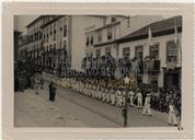 Desfile de Forças Militares na Rua da Sé 