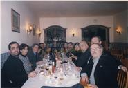 José Mendonça Brasil e Ávila num jantar (provavelmente numa atividade do Instituto Açoriano de Cultura)