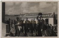 Inauguração do Monumento e Lápide na Casa onde viveu Francisco <span class="hilite">Ferreira</span> Drummond-  Manuel de Sousa Menezes, Cândido Forjaz, Joaquim Corte-Real e Amaral, Francisco Valadão, Elmiro Mendes