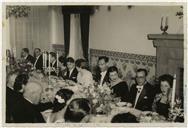 Retrato de Jantar no Palácio do Governo Civil - Baptista de Lima, Henrique Flores, Rocha Alves, Leal Armas, Manuel de Sousa Menezes