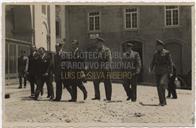 Retrato da chegada do Secretário José Frederico Ulrich - Rua Direita - Joaquim Corte-Real e Amaral, Cândido Forjaz, Coronel Silva Leal