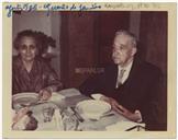 Retrato de Francisco Valadão e Evangelina Machado valadão no Quarto de Jantar 