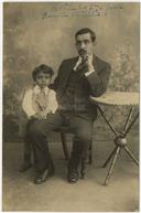Retrato de Francisco Valadão com o filho Ramiro Valadão 