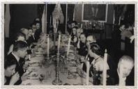 Jantar no Palácio - em homenagem ao Professor Garrett aquando das Comemorações Garrettianas - Francisco Valadão, Rocha Alves