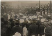 Retrato na Inauguração da Estrada na Canada do Mato na Serra da Ribeirinha - <span class="hilite">Joaquim</span> Corte-Real, Cândido Forjaz, Silva Leal e Francisco Valadão 