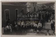 Inauguração do Monumento e Lápide na Casa onde viveu Francisco <span class="hilite">Ferreira</span> Drummond - Elmiro Mendes, Francisco Valadão, Manuel de Sousa Menezes, Cândido Forjaz, Joaquim Corte-Real e Amaral 