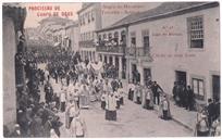 Cartão Postal Procissão Corpus Christi - enviada a Evangelina Machado por Maria Herminia. 