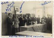 Retrato de Conferência - Eliseu Pato François, Bispo D. Manuel Afonso de Carvalho, José Abecassis, Flores Brasil, Francisco Valadão 