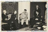 Recepção dos Oficiais da NATO - Palácio do Governo Civil - Brigadeiro Loiret, Teotónio Pires, Francisco Valadão 