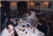 José Mendonça Brasil e Ávila num jantar (provavelmente numa atividade do Instituto Açoriano de Cultura)