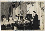 Festas da Cidade - Jogos Florais - Séquito Real Sanjoaninas 1959 - Salão Nobre da Câmara Municipal de Angra do Heroísmo - Padre Enes