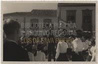 Inauguração do Monumento e Lápide na Casa onde viveu Francisco Ferreira Drummond-  Manuel de Sousa Menezes, Cândido Forjaz, Joaquim Corte-Real e Amaral, Francisco Valadão, Elmiro Mendes