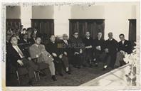 Inauguração do Palácio da Justiça - Tribunal de Angra do Heroísmo - Cerimónia presidida pelo Ministro da Justiça, Dr. Antunes Varela - Francisco Valadão, Dr. Agnelo, Director Geral dos Notários; 