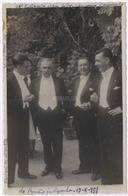 Retrato de Grupo no Casamento de Henrique Aguiar com Maria de Lourdes Moniz - Na casa do Capitão Aniceto - Francisco Valadão, Corte-Real e Amaral, Elmiro Mendes 