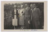 Retrato de Grupo - Francisco Valadão, Corte-Real Amaral, Judite Nunes, esposa do Vice-Consul da Alemanha, Ministro Alemão Oswald von Hoyningen-Huene e esposa