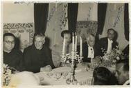 Jantar no Palácio do Governo Civil  - Em homenagem aos Arcebisbos de Évora, Mitilene e Tiava - Jeremias, Marques Cadete, Francisco Valadão, Henrique Flores