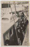 Passeio no iate "Espírito Santo" ao serviço do Distrito e dos Açores - Primeira viagem à Terceira, volta aos Ilhéus - Manuel Sousa Menezes, Vínicio, Francisco Valadão, Corte-Real e Amaral, Elmiro Mendes, Henrique Flores 