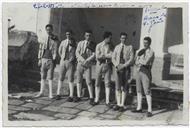 Retrato dos Estudantes do Liceu - Forcados na Tourada dos Estudantes 