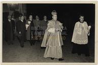 Festa da Imaculada Conceição - Procissão noturna da Igreja da Sé para a Igreja da Conceição - Vasconcelos, Bispo D. Manuel de Carvalho, Manuel Sousa Menezes, Francisco Valadão, Anselmo Silveira.