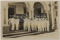 Retrato da Visita da Divisão Naval Portuguesa ao Porto de Angra - Joaquim Corte-Real e Amaral 