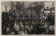 Inauguração do Monumento e Lápide na Casa onde viveu Francisco Ferreira Drummond - Cortejo de Homenagem - Mocidade Portuguesa Feminina, Cândido Forjaz, Francisco valadão, Corte-Real e Amaral, Manuel Sousa Menezes, Coronel João Alpoim, Major Frederico Lopes