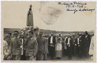 Nossa Senhora de Fátima no Campo de Aviação da Achada - Cândido Forjaz, Bispo D. Guilherme, Coronel Silva Leal, Coronel Alforia, Coronel da Silveira, Bretão, Toledo