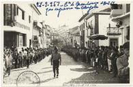 Retrato do Regresso de Angola - Caçadores do Batalhão 17 - Rua da Sé 