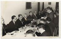 Homenagem ao Capitão Fragata Gonçalves, Capitão do Porto e esposa D. Clotilde Furtado - Teotónio Pires, Cândido Forjaz, Baptista de Lima, Francisco Valadão, Henrique Costa Braz, Henrique Flores - No Lawn Tennis Club (ténis)