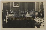Visita do Ministro do Comércio Sebastião Ramires - Jantar no Palácio do Governo Civil - Tenente-Coronel José Agostinho, Francisco Valadão, Rocha Alves