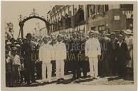 Retrato da Visita da Divisão Naval Portuguesa ao Porto de Angra - Francisco Valadão