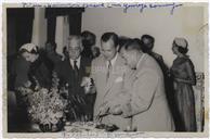 Retrato na Homenagem ao General Luís G. Domingues no Palácio do Governo Civil - D. Alvarim Simões Valadão Flores, Francisco Valadão, João Meneses