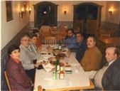 José Mendonça Brasil e Ávila num jantar com amigos (provavelmente numa atividade do Instituto Açoriano de Cultura)