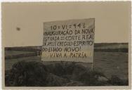 Na Inauguração da Estrada na Canada do Mato na Serra da Ribeirinha 