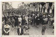 Chegada de Estudantes da Madeira e de São Miguel - Rua Direita 