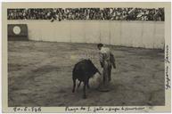 Toureiro Gregório García - Cumprimentos na Praça de Touros de São João 