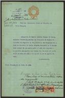 Processo para concessão de passaporte a Margarida de Chaves Cymbron Borges de Sousa