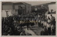 Inauguração do Monumento e Lápide na Casa onde viveu Francisco Ferreira Drummond - Elmiro Mendes, Manuel de Sousa Menezes, Francisco Valadão, Cândido Forjaz