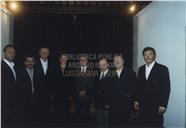 José Mendonça Brasil e Ávila (provavelmente numa atividade do Instituto Açoriano de Cultura)