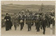 Retrato na Inauguração da Estrada na Canada do Mato na Serra da Ribeirinha - <span class="hilite">Joaquim</span> Corte-Real, Cândido Forjaz, Silva Leal e Francisco Valadão 