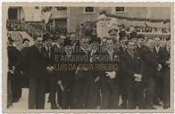 Visita do Presidente da República General Óscar Carmona à ilha Terceira - Recepção - Henrique da Costa Braz, Francisco Valadão, Cândido Forjaz