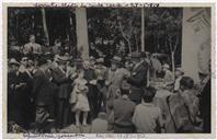 Inauguração do Chafariz da Mata da Serreta - Monjardim, Francisco Valadão, Sousa Menezes, Cândido Forjaz, Capitão do Porto (Gonçalves)