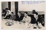Jantar no Palácio do Governo Civil - oferecido por Francisco Valadão ao General Smith - Teotónio Pires, Henrique Flores, Tenente Castro 