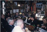 José Mendonça Brasil e Ávila num jantar com amigos