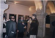 José Mendonça Brasil e Ávila na inauguração de uma exposição no Palácio dos Capitães Generais