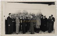 Retrato da Visita do Presidente da Républica Craveiro Lopes e Ministro do Interior Trigo de Negreiros - José Luís Abecassis, Leal Armas, Rocha Alves